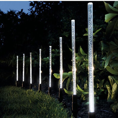 

8 PCS Solar Power Lights Bubble White LED Light Outdoor Lawn Garden Lamp