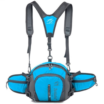 

Unisex MultiFunctional Single Shoulder Strap Backpack Bag Waterproof Chest Pack Waist Bag Outdoor Sports Waterproof running bag