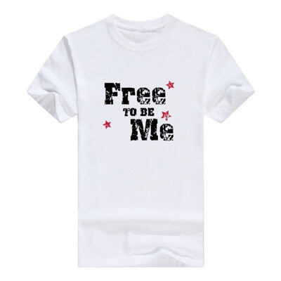 

Free To Be Me Patriotic Crewneck 4th Of July USA Flag National Tshirt
