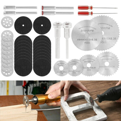 

36pcs Diy Tools Resin Cutting Wheel Discs Cut Off Set Bit Kit For Rotary Tool Hobby