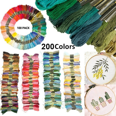 

250100Colors Cotton DMC Cross Floss Stitch Thread Embroidery Sewing Skeins Home Decor