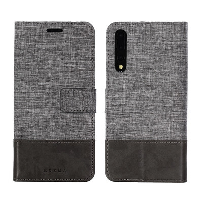 

Goowiiz Phone Case For Huawei P20P20 ProP20 LiteP20 Plus Fashion Canvas Leather Wallet Full package flip Holder Stand