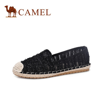 

Camel CAMEL ladies fresh&comfortable lace set of flat feet single shoes A912266154 black 36