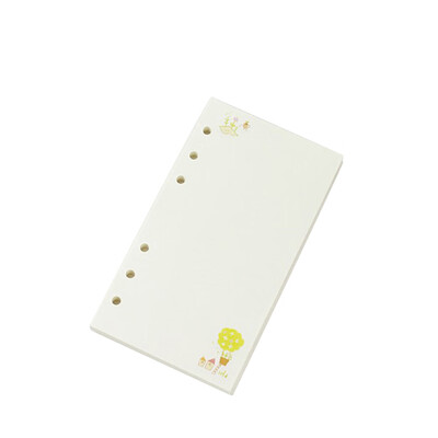 

45 Sheet A5 A6 Colorful Loose Leaf Notebook Refill Spiral Binder Planner Inner Page Office Supplies