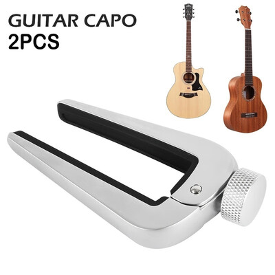 

Universal Knob Capo Guitar Capo with Micro Tension Adjustment Knob for Guitar Ukulele Violin Bass