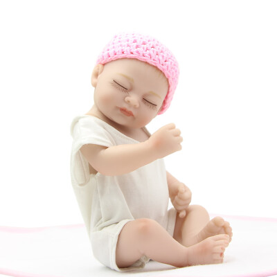 

Newborn Doll Sleeping Red Skin Boneca Reborn Silicone Complete 23 Inch Real Touch Boy Baby Toy Doll For Toddler Holiday Present