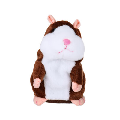 

Electric Smart Little Talking Hamster Record Repeat Stuffed Plush Animal Kids Doll