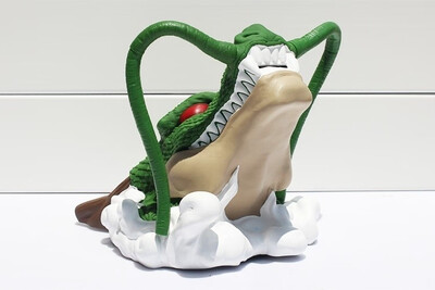 

Anime Dragon Ball Z The Dragon Shenron Head Piggy Bank PVC Figure 175 Cm