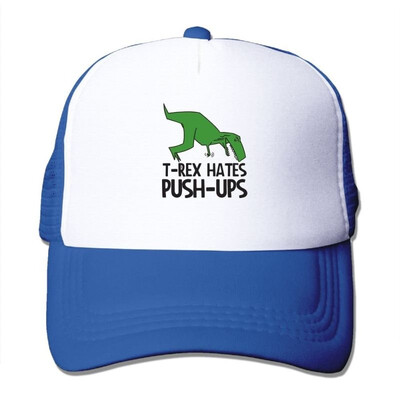 

T-Rex Hates Push-Ups Summer Sun Protection Mesh Cap Baseball Hat Cap Adjustable