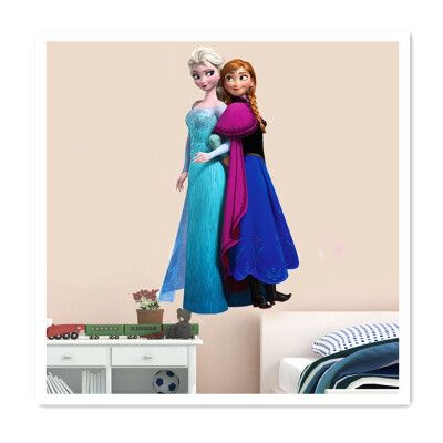 

Winter Romance Love Princess Shaana Can Remove Cartoon Cartoon Wall Sticker Young Child Bedroom Living Room Wall Sticker