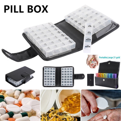 

Arrival 7 Day Pill Box Medicine Tablet Dispenser Organiser Storage Case