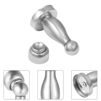 

Home Stainless Steel Doorstop Protector Wall Non-noise