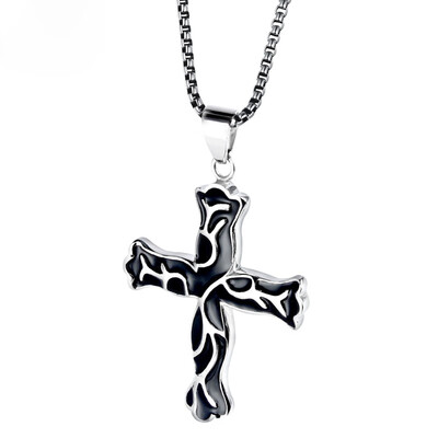 

Stainless Steel Cross Necklace For Men Woman