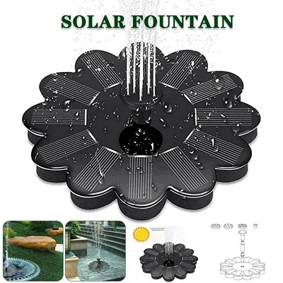 

14W Floating Solar Powered Water Fountain Garden Pump Pond Pool For Bath Tanks