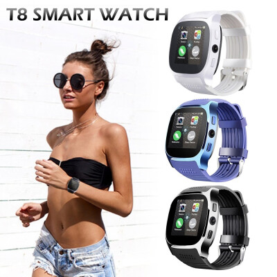 

Bluetooth Smart Watch with Camera Music Player Facebook Whatsapp Sync SMS Smartwatch Support SIM TF Card for Android