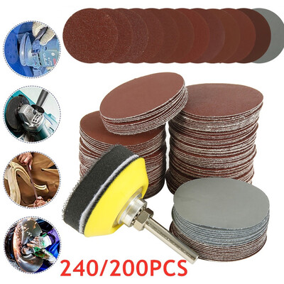

Willstar 20PCS 2" Inch 60-3000 Grit Sanding Discs Sand Paper Sanding Discs Pad Practical Polishing Tools