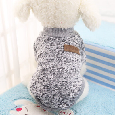 

Classic Dog Clothes Warm Puppy Outfit Pet Jacket Coat Winter Dog Clothes Soft Sweater Clothing For Small Dogs Chihuahua 25S1