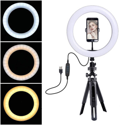 

10 Inch LED Ring Light Dimmable Fill light Selfie Ring Lamp Photographic Lighting for Youtube Tik Tok Vlog Live Streaming