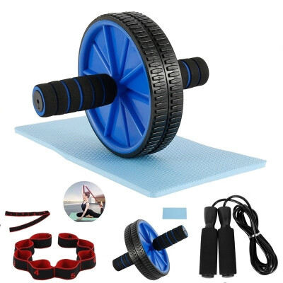 

Professional Abdominal Wheel with Knee Pad 3 Meters Skipping Rope Men&Women Home Fitness Equipment Sets