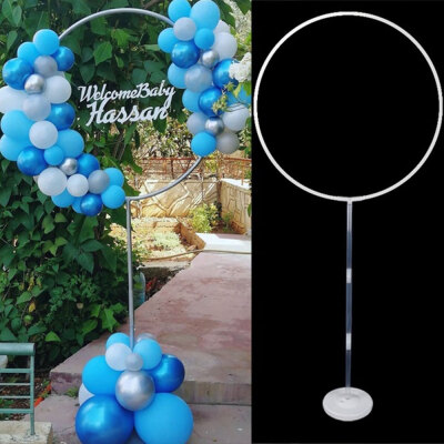 

Willstar 1PC Balloons Wreath Ring Balloon Stand Arch for Wedding Decoration Kids Birthday Party Decor Balloon Garland