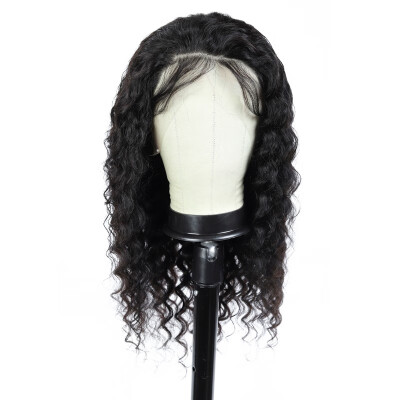 

Amazing Star Curly Hair Lace Front Wigs Virgin Human Hair Lace Front Wigs Brazilian Hair Deep Wave Lace Front Wigs Natural Color