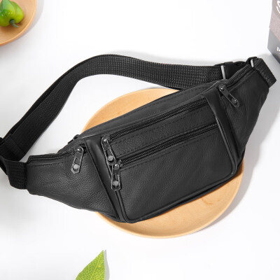 

Men PU Leather Waist Bag Chest Belt Bum Fanny Pack Wallet Purse Pouch Travel