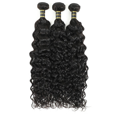 

Amazing Star Curly Hair Bundles Hair Brazilian Hair Water Wave 3 Bundles Deal Wet&Wavy Virgin Human Hair Extensions