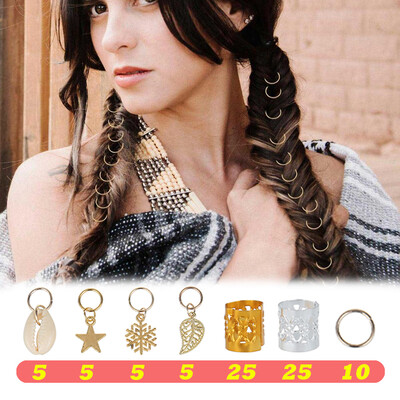 

Willstar 80pcskit Hair Jewellery Rings for Accessories Clips Braiding Cuff Decoration UK