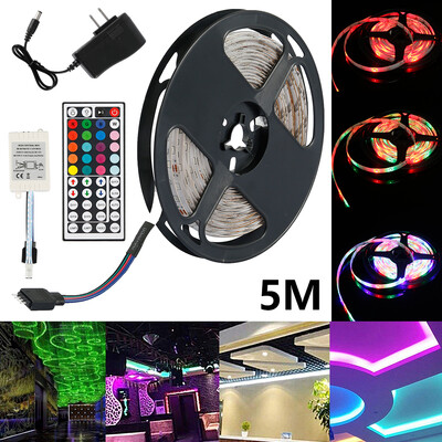 

Willstar 5M 164ft RGB Waterproof 300 LED 3528 SMD Flexible Strip Light 12VRemo