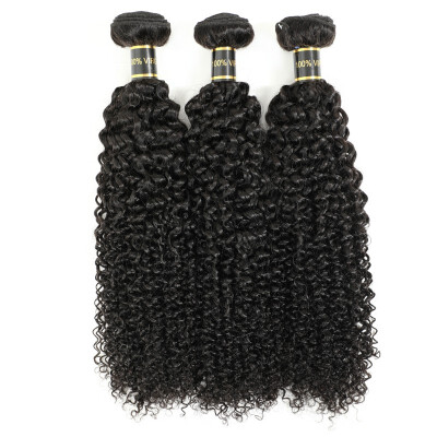 

Amazing Star Jerry Curly Bundles Brazilian Virgin Human Hair Bundles Curly Wave Brazilian Hair Weave Natural Color