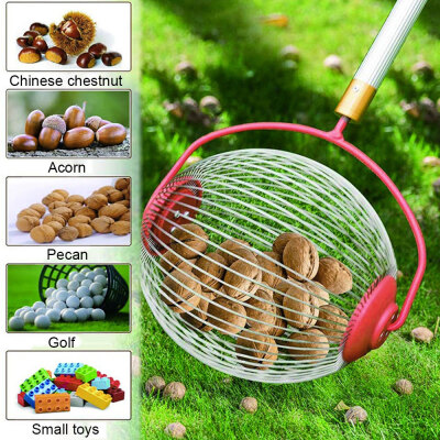 

Willstar Nut Collector Walnuts Chestnuts Harvester Aluminum Alloy Rolling Garden Nut Harvester Fruit Picker