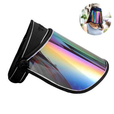 

MenWomen Sun Visor Cap Hat Face Cover Shield Summer Anti-UV Solar Protection