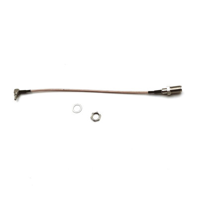 

Willstar F Type Female Jack To CRC9 Male Right Angle RG316 Pigtail Cable 20cm