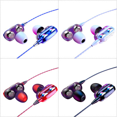 

Wired Earphone Dual Drive Stereo In-Ear Earphones