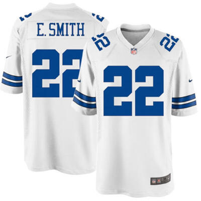 

Youth Football Jersey Emmitt Smith Dallas Cowboys White Legends Replica Jersey