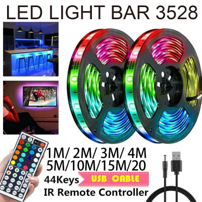 

Willstar LED Strips Lights Kit Led Strip Lights with Remote for Bedroom 5050 RGB Non Waterproof 63 ft1