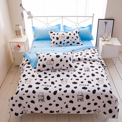 

Flower Fruit Fashion 4pcs Bedding Sets bed Set bedclothes For Kids bed Linen Duvet Cover Bed Sheet Pillowcase twin Full Queen