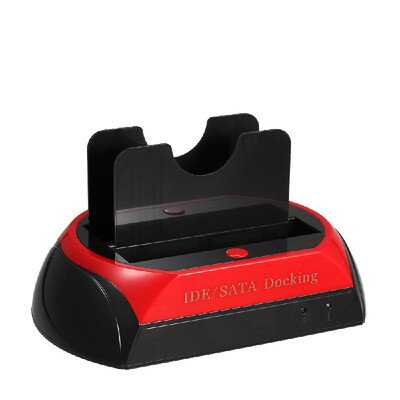 

HDD Docking Station Dual Hard Disk Drive Docking Station Base for 25- 35 Inch IDESATA USB 20