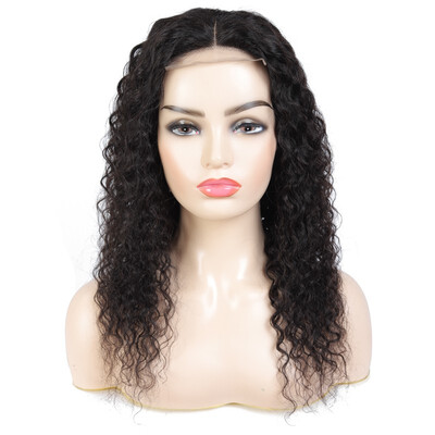 

Amazing Star Virgin Brazilian Hair Water Wave Lace Front Wigs 4x4 Inch Human Hair Lace Front Wigs Wet&Wavy Natural Color