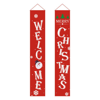 

Merry Christmas Decorations Hanging Christmas Banner Hanging Sign For Store Home Indoor Outdoor Door Display Decorations Xmas