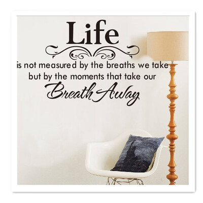 

Hot English Wall Sticker English Poetry Removable Wall Sticker Living Room Bedroom Background