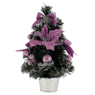 

Willstar Small Christmas Tree with Lights Mini Desktop Decoration Tree for Home Office Shopping Bar