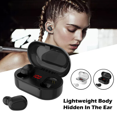 

Bluetooth 50 Headset TWS Wireless Earphones Mini Earbuds Stereo Headphone IPX6