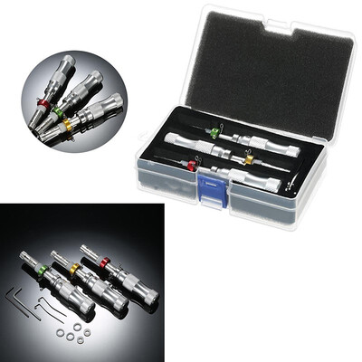 

KLOM 3Pcs Tubular 7 Pins Lock Pick Tool Locksmith Tool Lock Pick Set