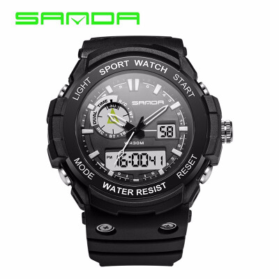 

SANDA Brand New Luxury Watch Men LED Digital Waterproof Wristwatch Fashion Casual Shock Military Sport Watches relojes hombre