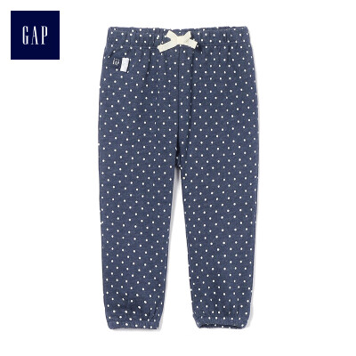 

GAP flagship store childrens clothing baby girl casual wave point shrink pants 417644 light blue 3-6M