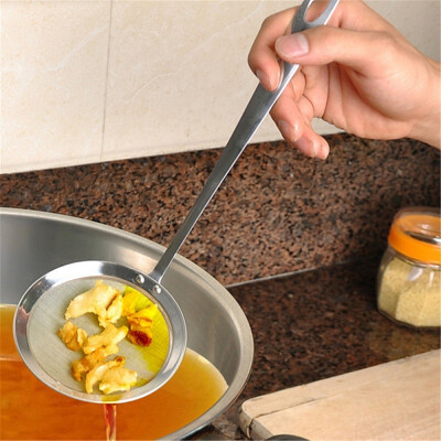 

Stainless Steel Fine Filter Oil Scoop Hot Pot Soup Colander