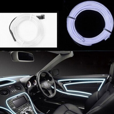 

Car 12V LED Cool Lights Flexible Neon EL Wire Auto Lamps on Car Cold Light Strips Line Interior Decoration Strips Lamps 135M