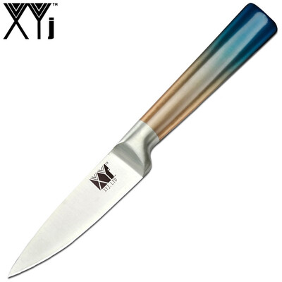 

XYj Kitchen Knives Stainless Steel Blade 35" inch Paring Knife Non Slip Handle Stainless Steel Kitchen Fruit Knife