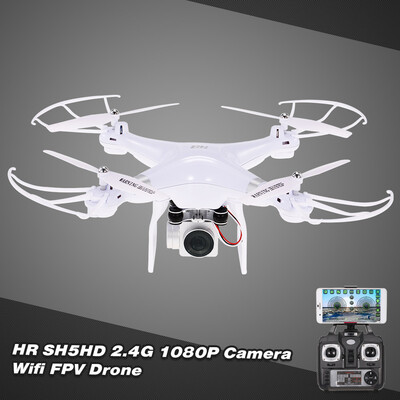 

Original HR SH5HD 24G 4CH 1080P Camera Wifi FPV Drone Height Hold Headless Mode One Key Return RC Quadcopter